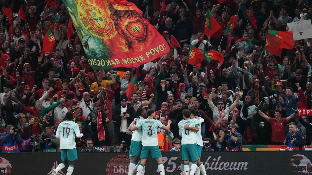 Portugal sigue de fiesta sin él: 4-2 en Dinamarca y puntaje perfecto en la Nations League