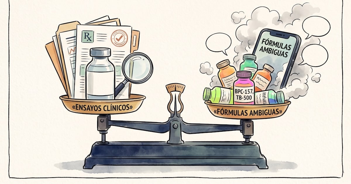 Péptidos bajo la lupa: por qué la evidencia detrás de cada compuesto no es la misma