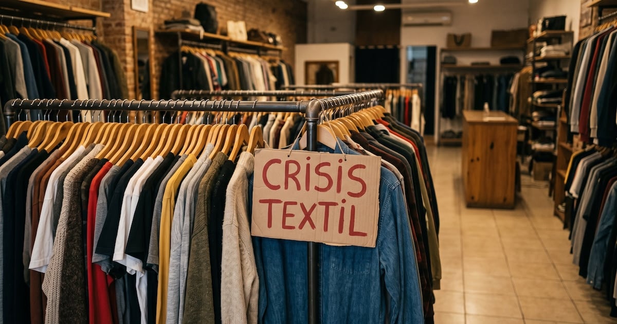 Textil en rojo profundo: la producción se derrumba 22,6% y se borran 28.000 puestos de trabajo