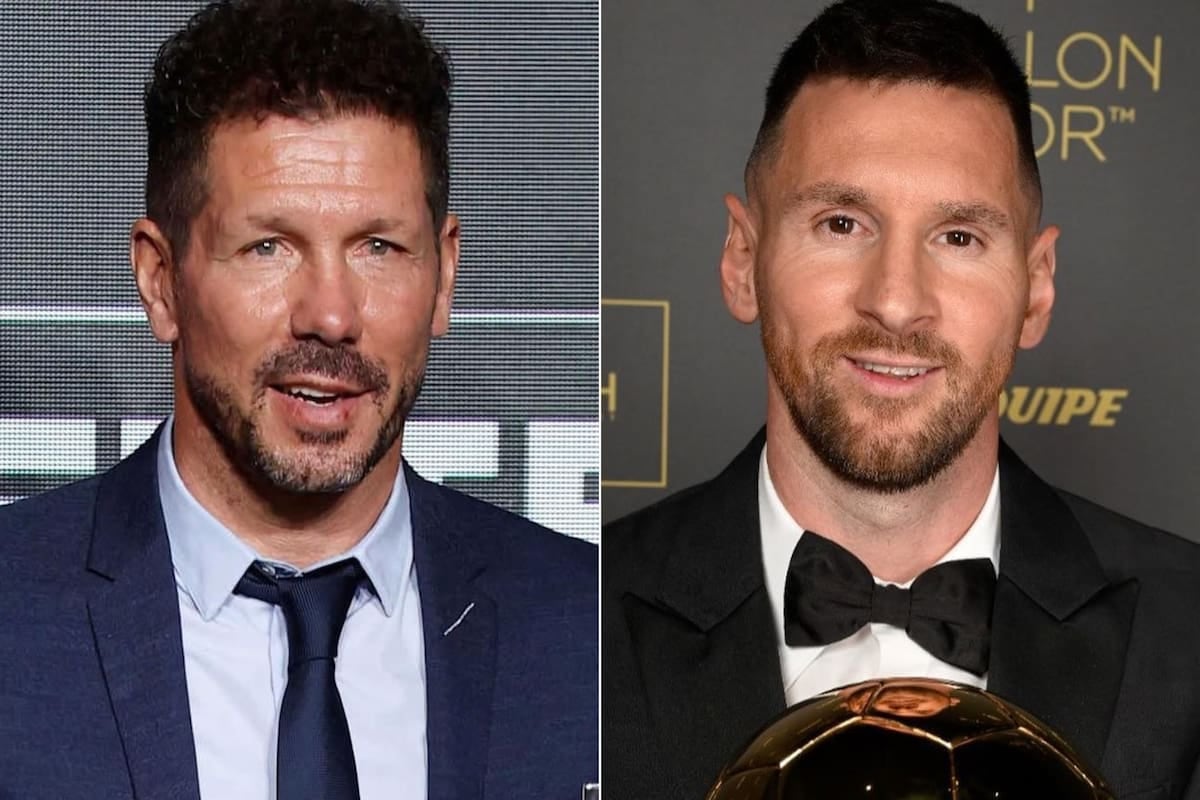 Simeone se sacó el traje de técnico y se puso el de argentino: a Messi lo aplaudió de pie