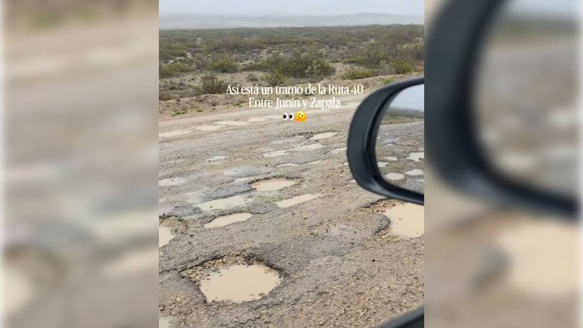 Treinta kilómetros de pozo por medio: la odisea de tomar la Ruta 40 entre Junín y Zapala