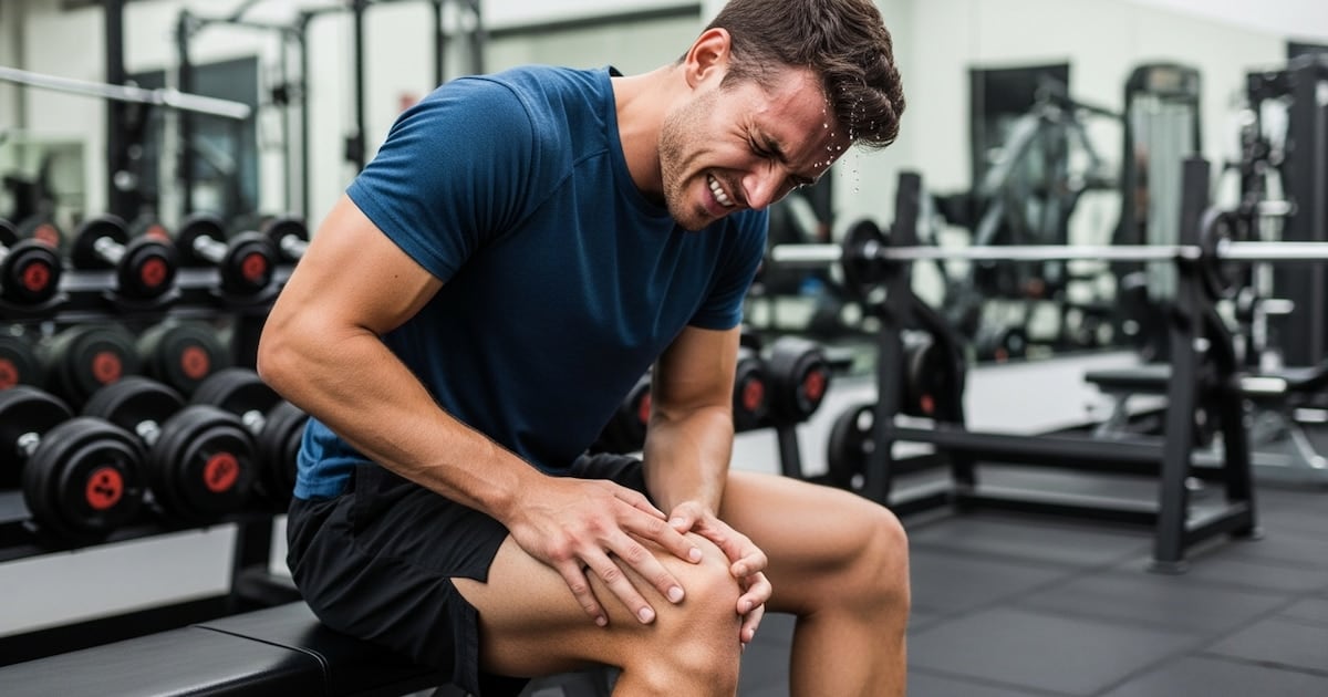 Rodillas en jaque: los vicios del gimnasio que pueden dejarte sin entrenamiento y cómo arreglarlos antes de que sea tarde
