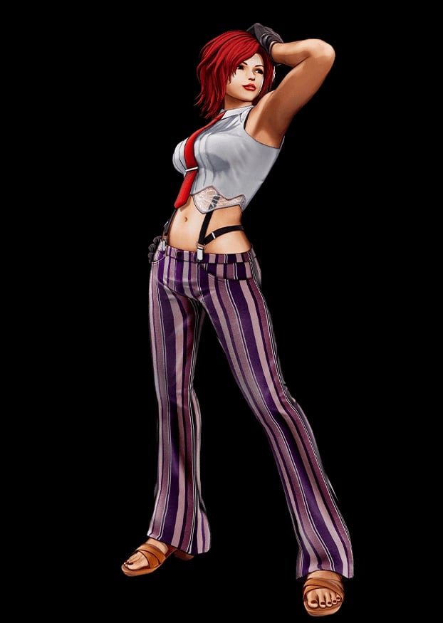 Vuelven los looks de siempre: Terry se calza la gorra y Mai se anuda el kimono de kunoichi